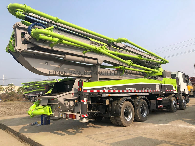 Construction Machinery Concrete Equipment Zoomlion 52m Concrete Placing Boom Beton Pump Machine Used Concrete Pump Truck