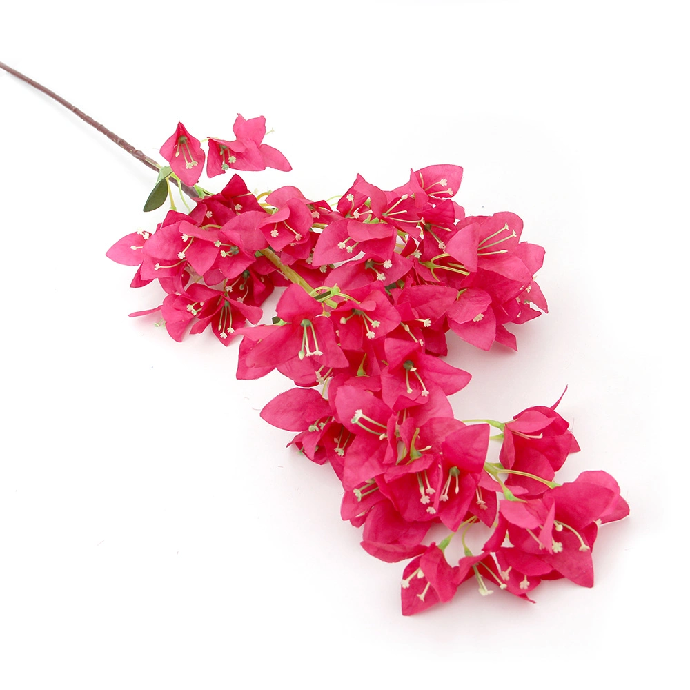 96cm Rose Pink Bougainvillea Artificial Flowers Chinese Style Artificial Flowers Decorative Beautiful Color Silk Bougainvillea