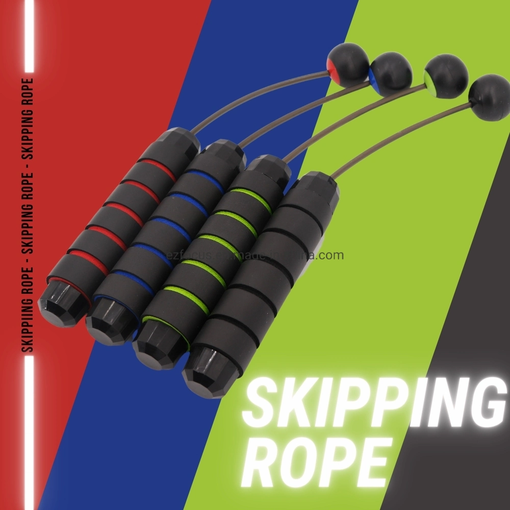 Ropeless Jump Rope, Portable Skipping Rope Cordless Jumping Rope with Ball Fitness Exercise Sports Training Tool Wbb14462