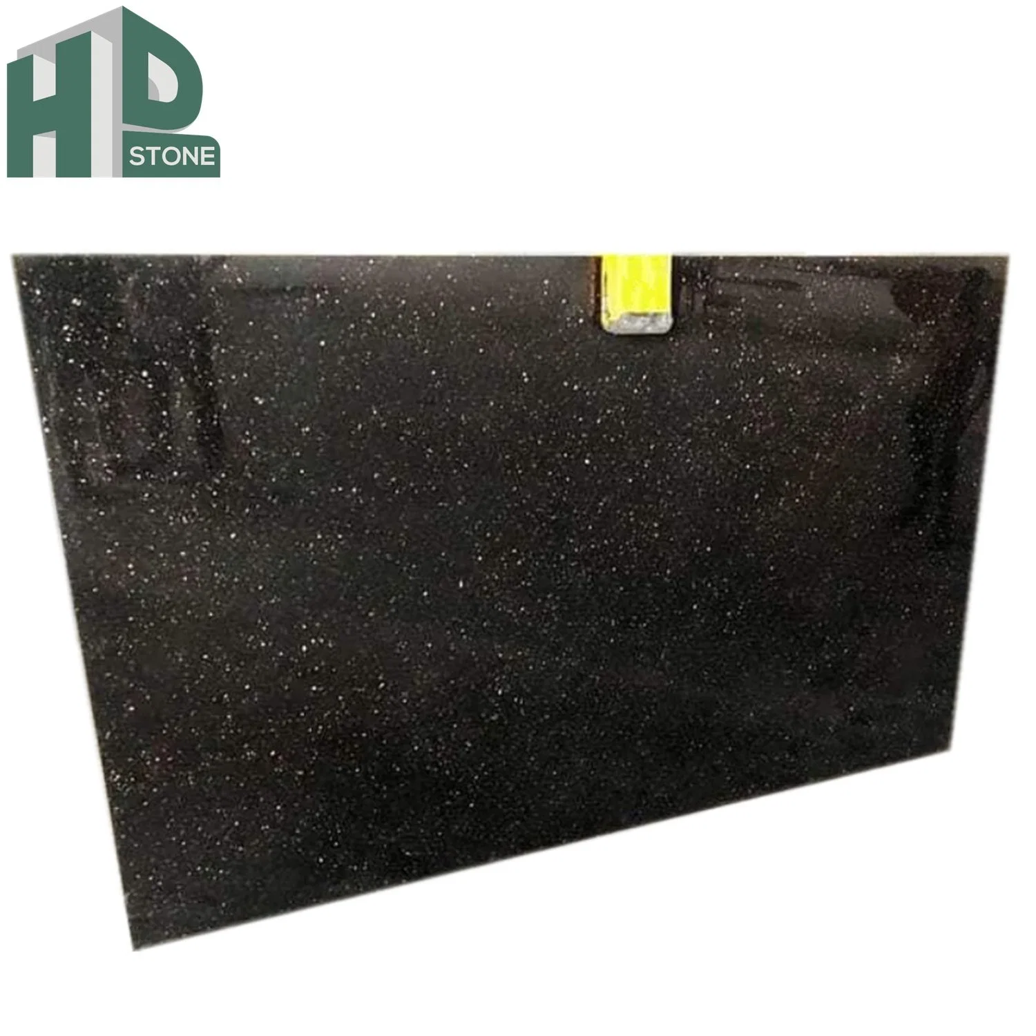 Affaires indiennes de la Pierre naturelle noire pour comptoir de granite Galaxy dalle