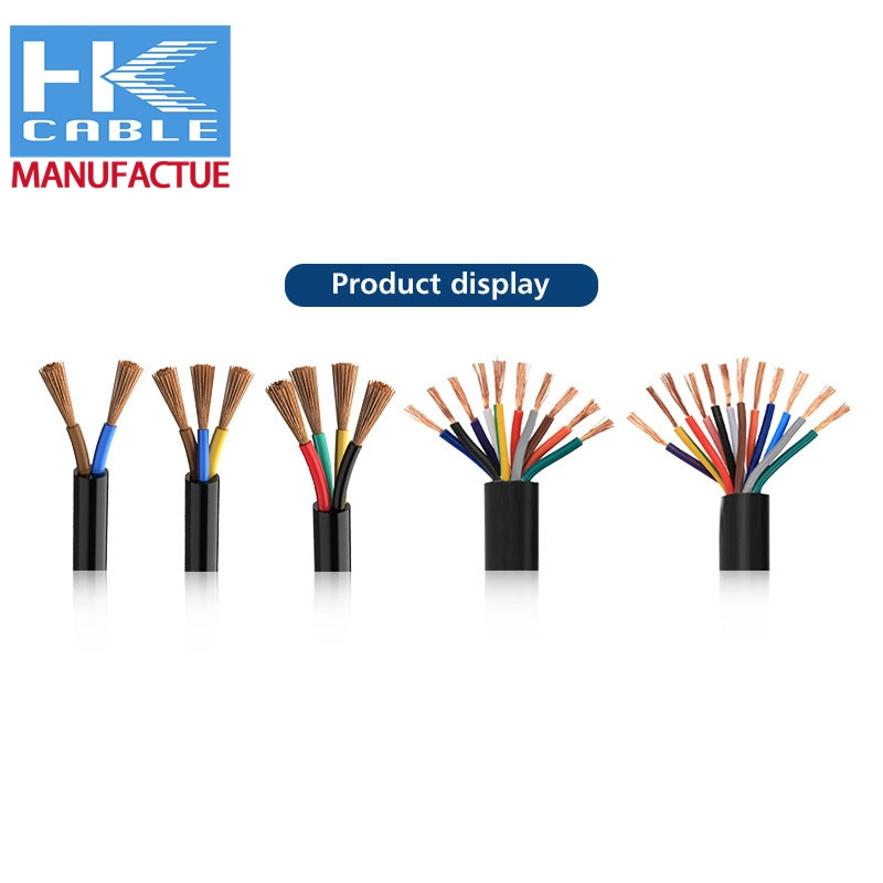 Flexible Power St Cable 4*1.5mm2 15 16AWG 4core Machine Equipment Line Full Copper Signal Alarm Control Line Waterproof