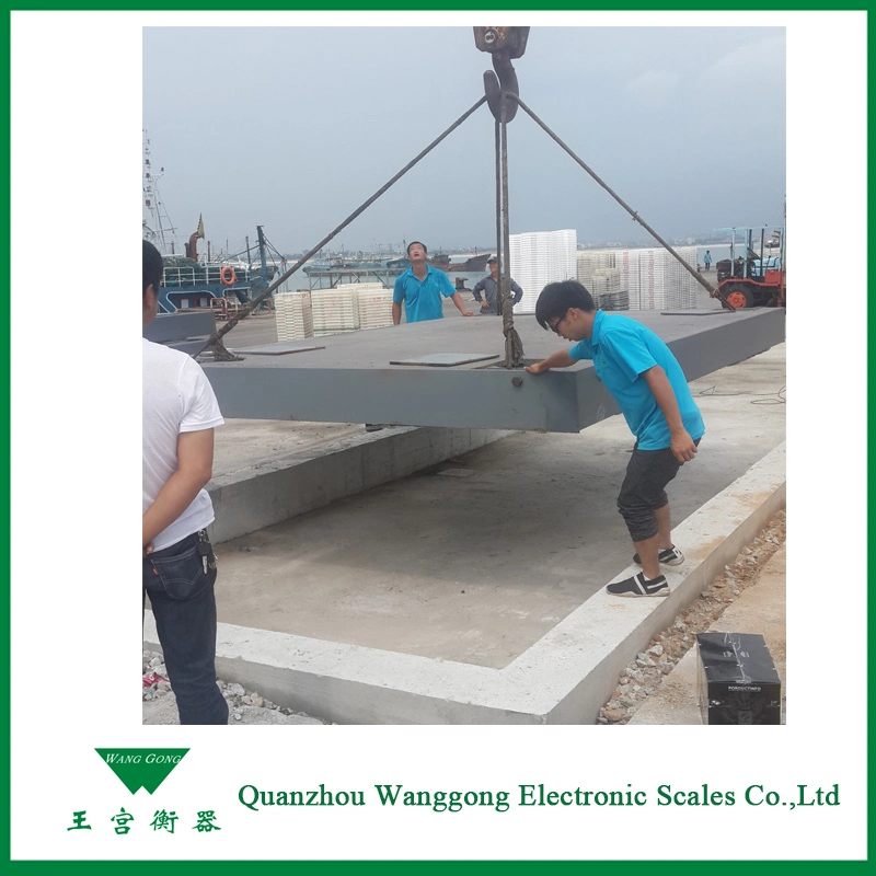 High quality/High cost performance  3X18m 80ton Truck Scale for Concrete Batching Plant