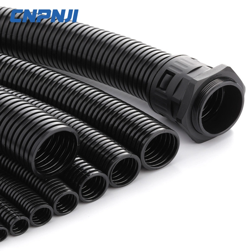High Quality Flexible Plastic Cable Sleeve Corrugated Pipe Convoluted Plastic Conduit Pipe PP PA PE