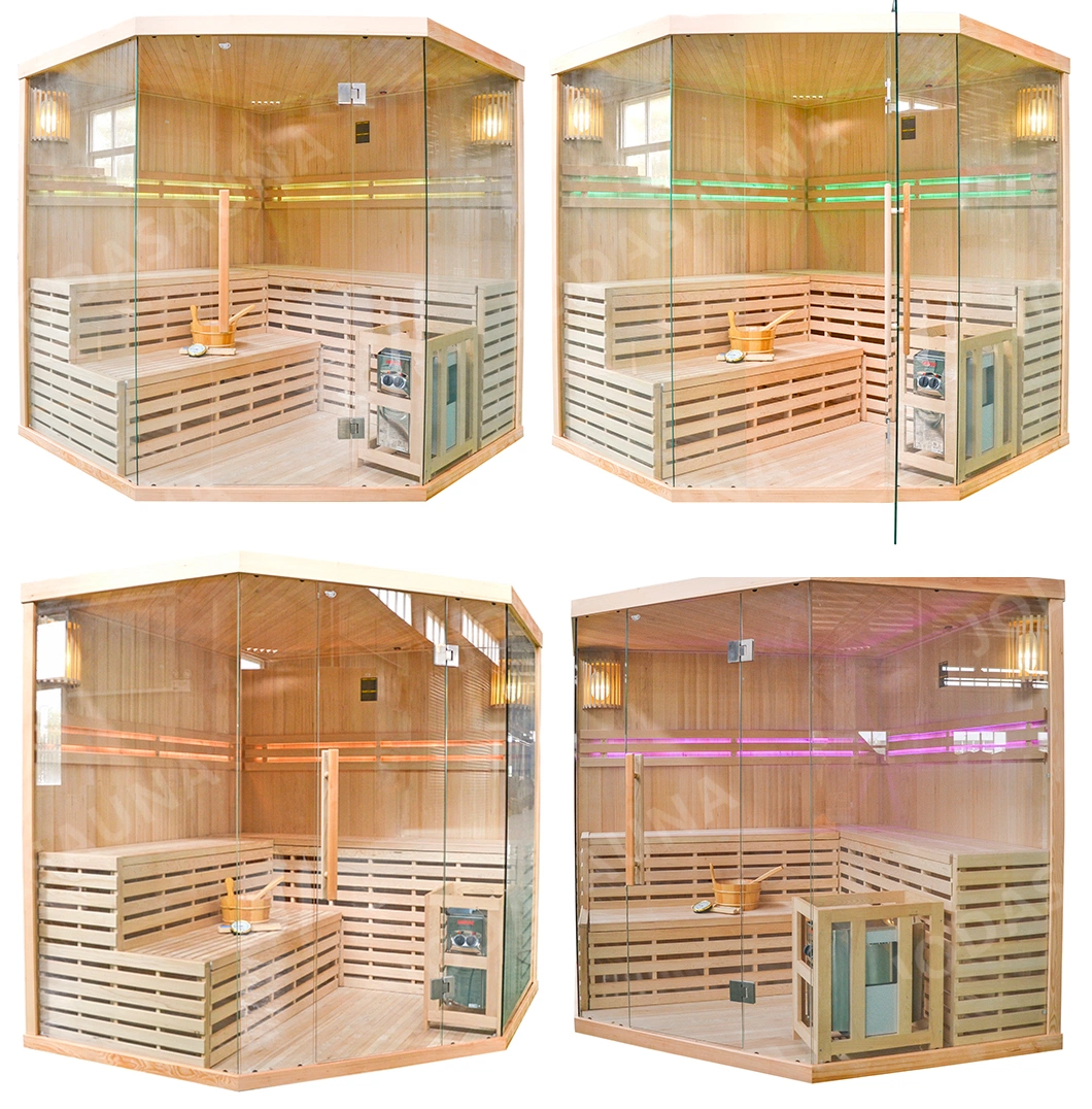 2023 Sales Sauna Rooms Cheap Price Steam Dry Sauna Shower Room Cabin Factory Wholesale/Suppliers Sauna