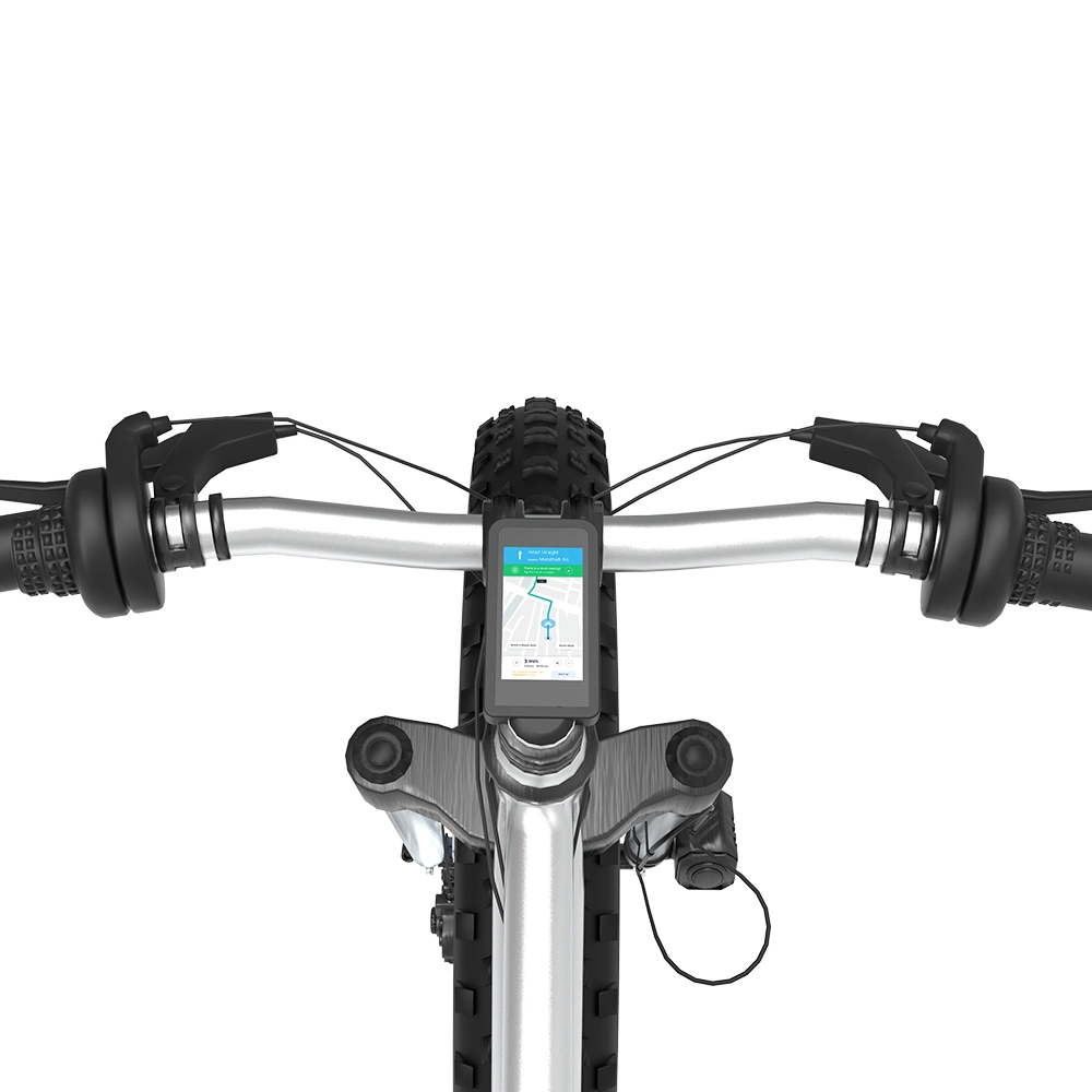 E Bike Navigation داخلي شاشة عرض LCD مقاس 5 بوصات نظام تحديد المواقع العالمي (GPS) أداة تعقب الدراجة التحكم الصوتي في الصوت Alexa Android E Bike Display