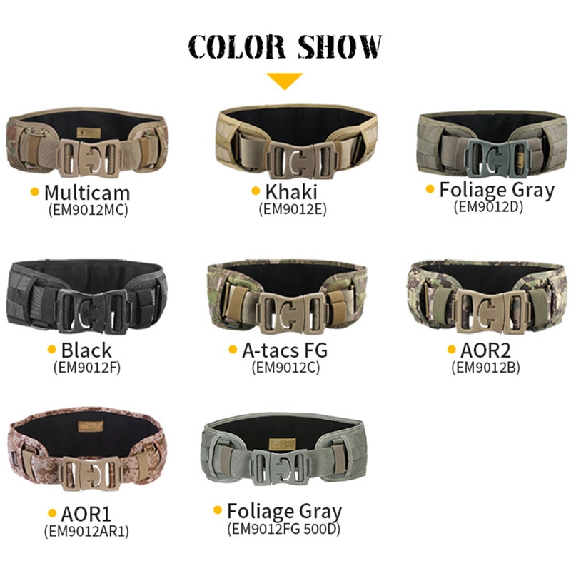 Emersongear 500D Cordura Nylon Combat Belt Molle System Multicam Tactical Correa con estilo Lbt1647b