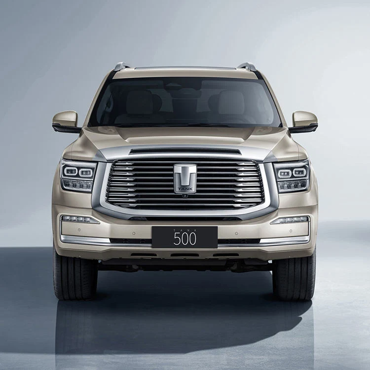 Gwm Tank 500 سيارة جديدة رباعية الدفع 3.0t 360 HP V6 سيارات رياضية متعددة الاستعمالات كبيرة عالية الأداء ذات 5 مقاعد مزودة بالطاقة الجديدة نظام هجين 48 فولت