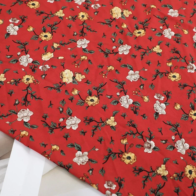 145cm Soft Hand Feel 100% Polyester New Design Print Woven Fabric for Garments