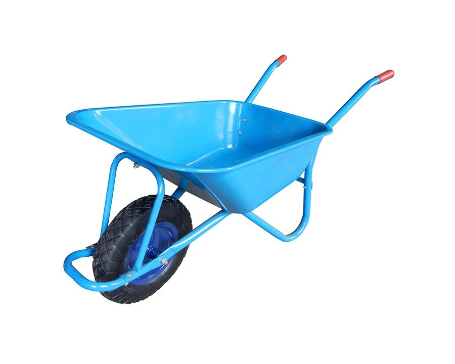 Hot-Selling Garden Construction Wheelbarrow Blue Barrow Cart