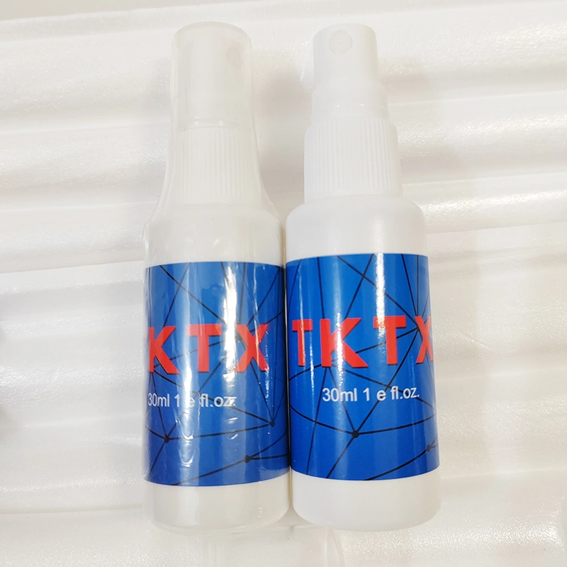 Comercio al por mayor Plainless Tktx 30ml Spray anestésico lidocaína anestésicos durante el procedimiento de tatuaje 1oz Tktx adormecer Spray