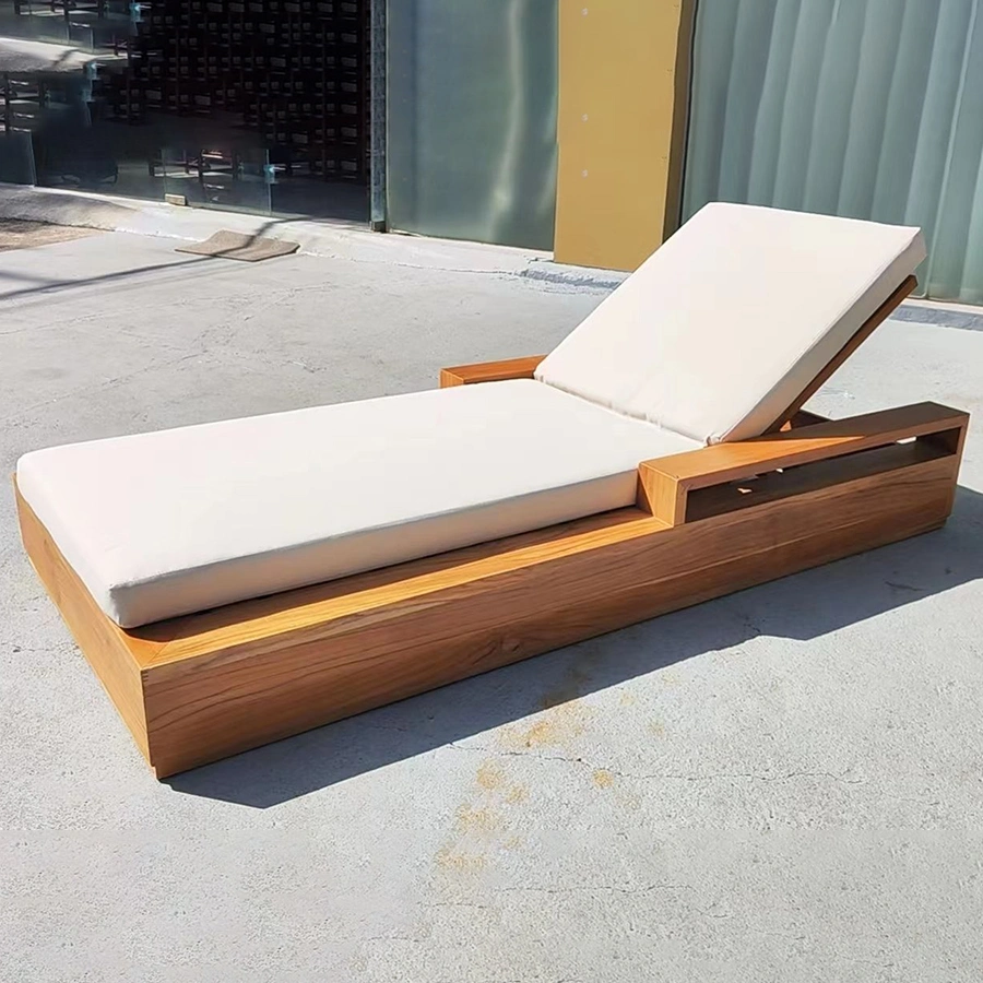 Factory Direct Selling Outdoor Furniture Garden Sunbed Tanning Swimming Pool Sun Lounger Bed