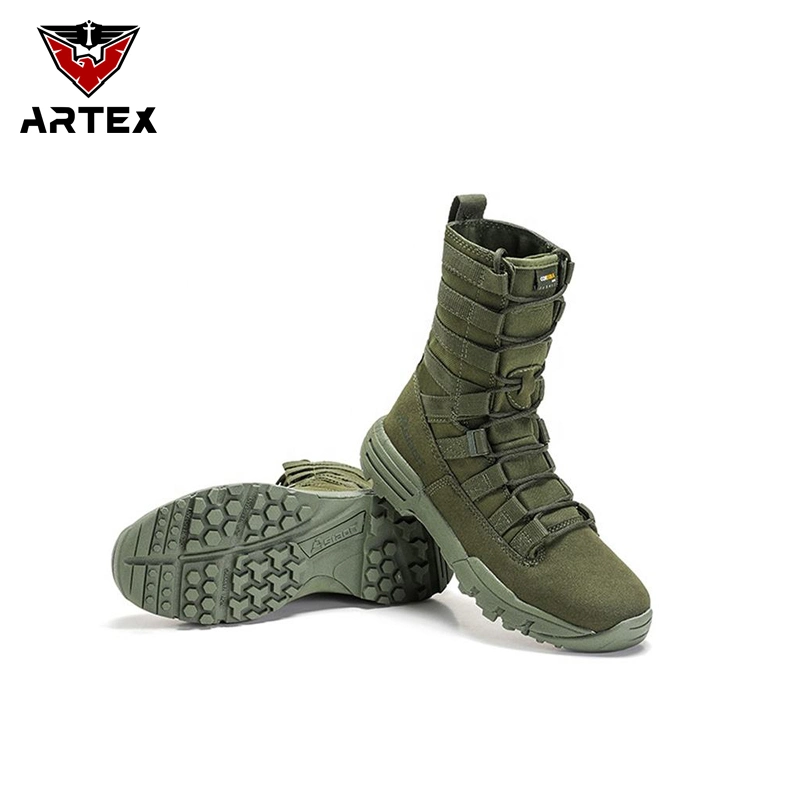 Outdoor Hiking Hunting Hiking Green Combat Shoes Sports Tactical Boots