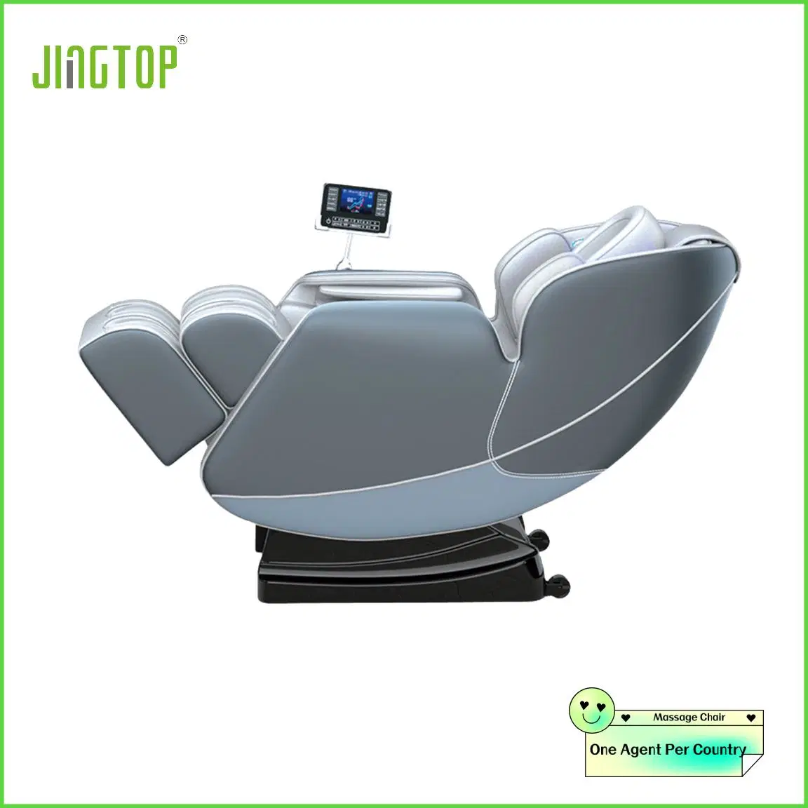 Jingtop Exclusive Agent Customer Logo Thai Stretch Musical Function Recliner Massage Chair