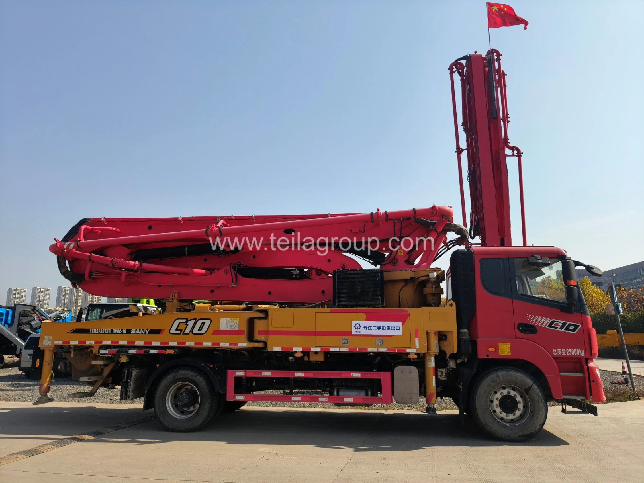 2020 2021 2022 China Used 39m Concrete Pump Truck Concrete Machine Concrete Construction Machinery