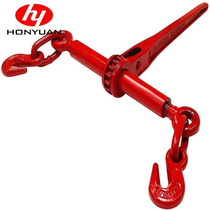 Us Type G80 Red Painted Carbonsteel Drop Forged Handle Ratchet Load Binder