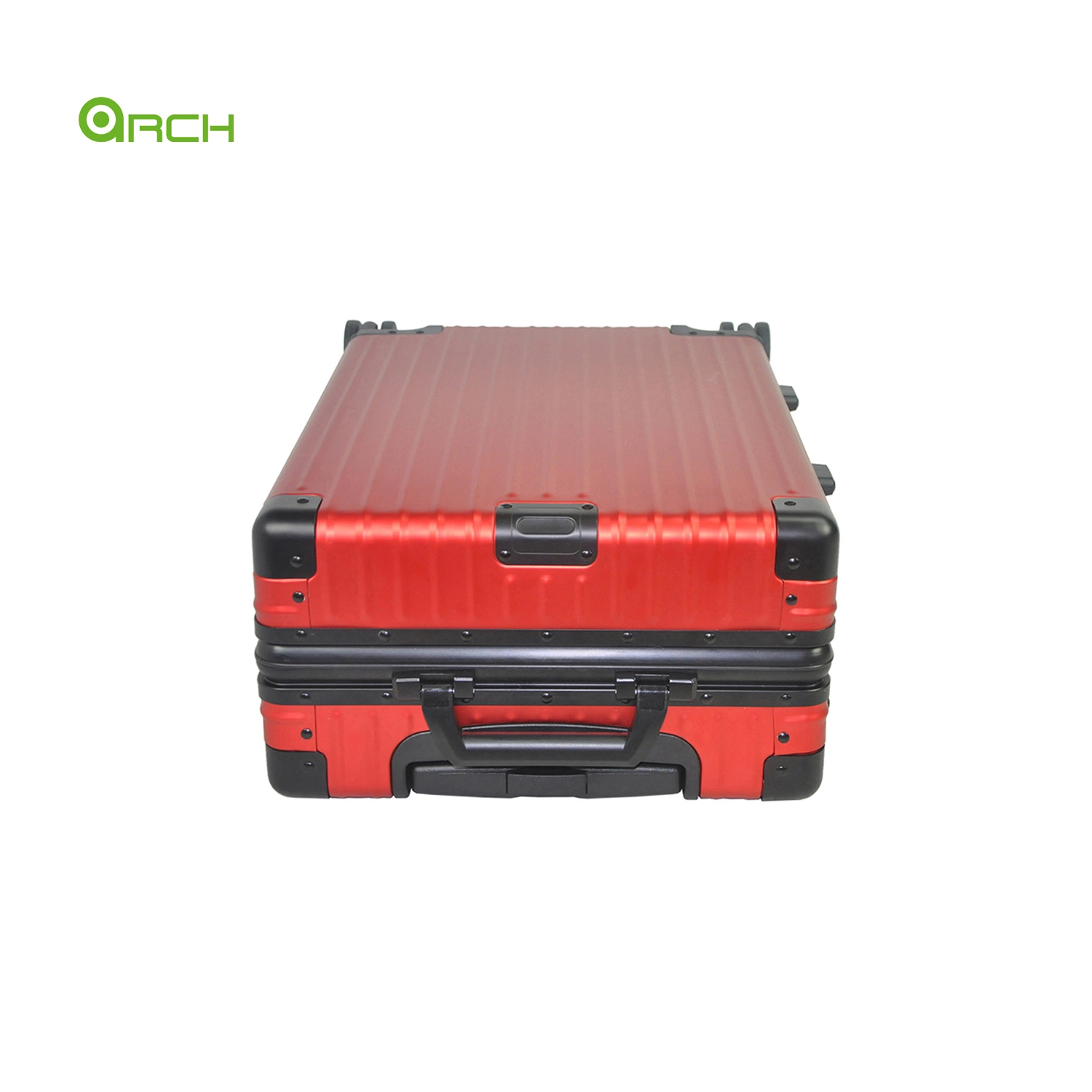 28" Fashion Aluminum Hard Case Trolley Luggage with Dual Spinner Wheels Travel Fg2217LG-L