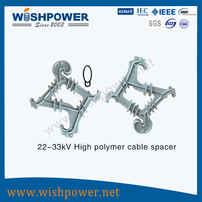 15kv HDPE Composite Polymer Cable Spacer for Power Line