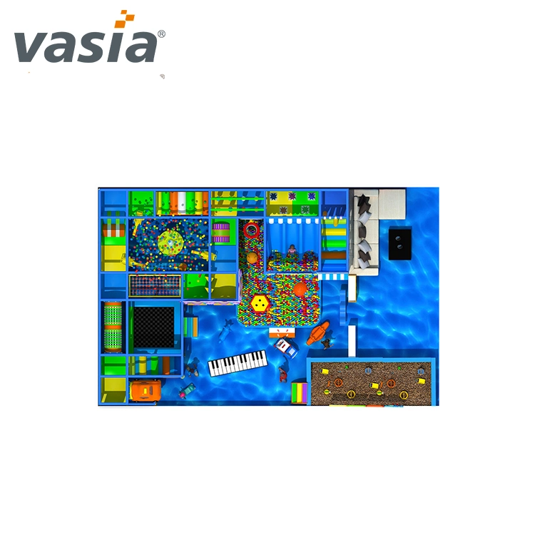 Vasia парк развлечений для детей в коммерческих целях мягкая игровая площадка внутри оборудования