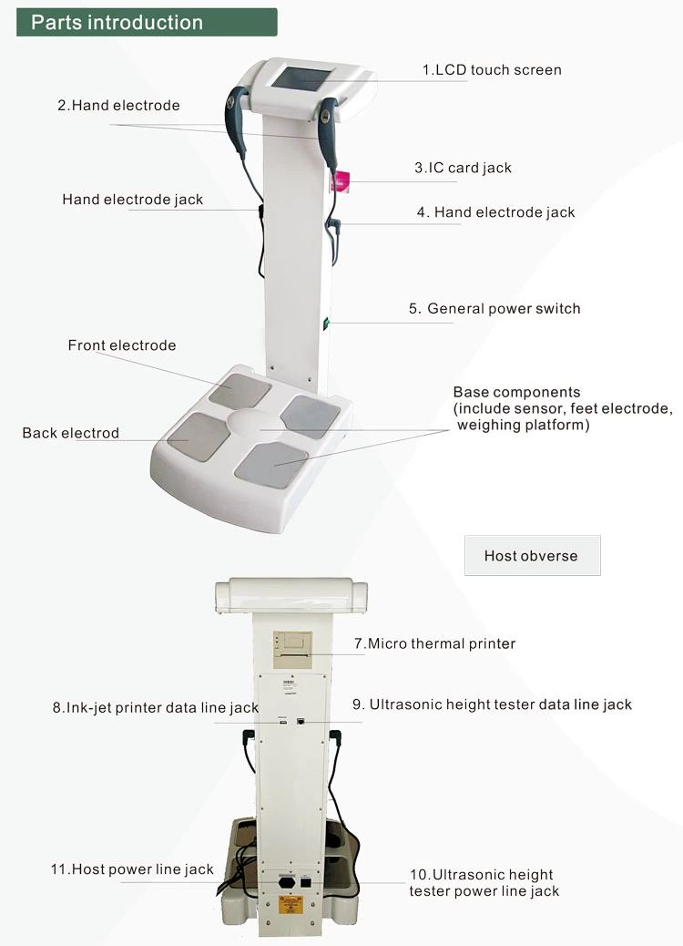 My-S026A Medical Products Body Health Analysis Body Composition Analyzer Machine for Hospitals