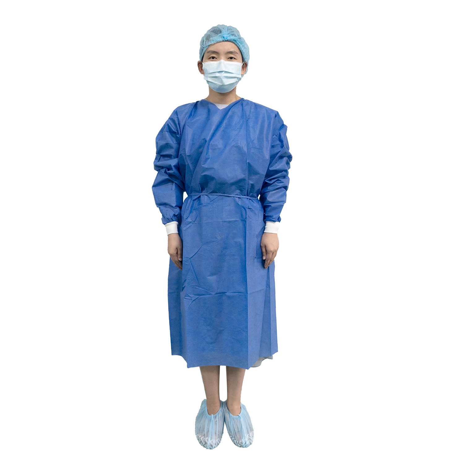 Ultrasonic SMS Isolation Gown with Two Ties