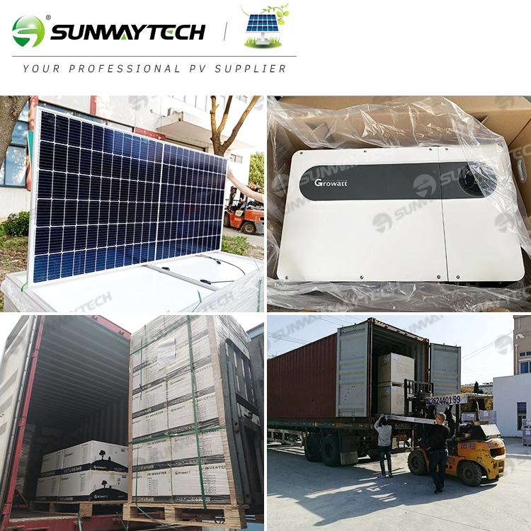 Growatt Three Phase 100kw 125kw 250kw 500kw 1 MW Solar System on Grid Inverters Solar Power Inverter Pure Sine Wave with LCD