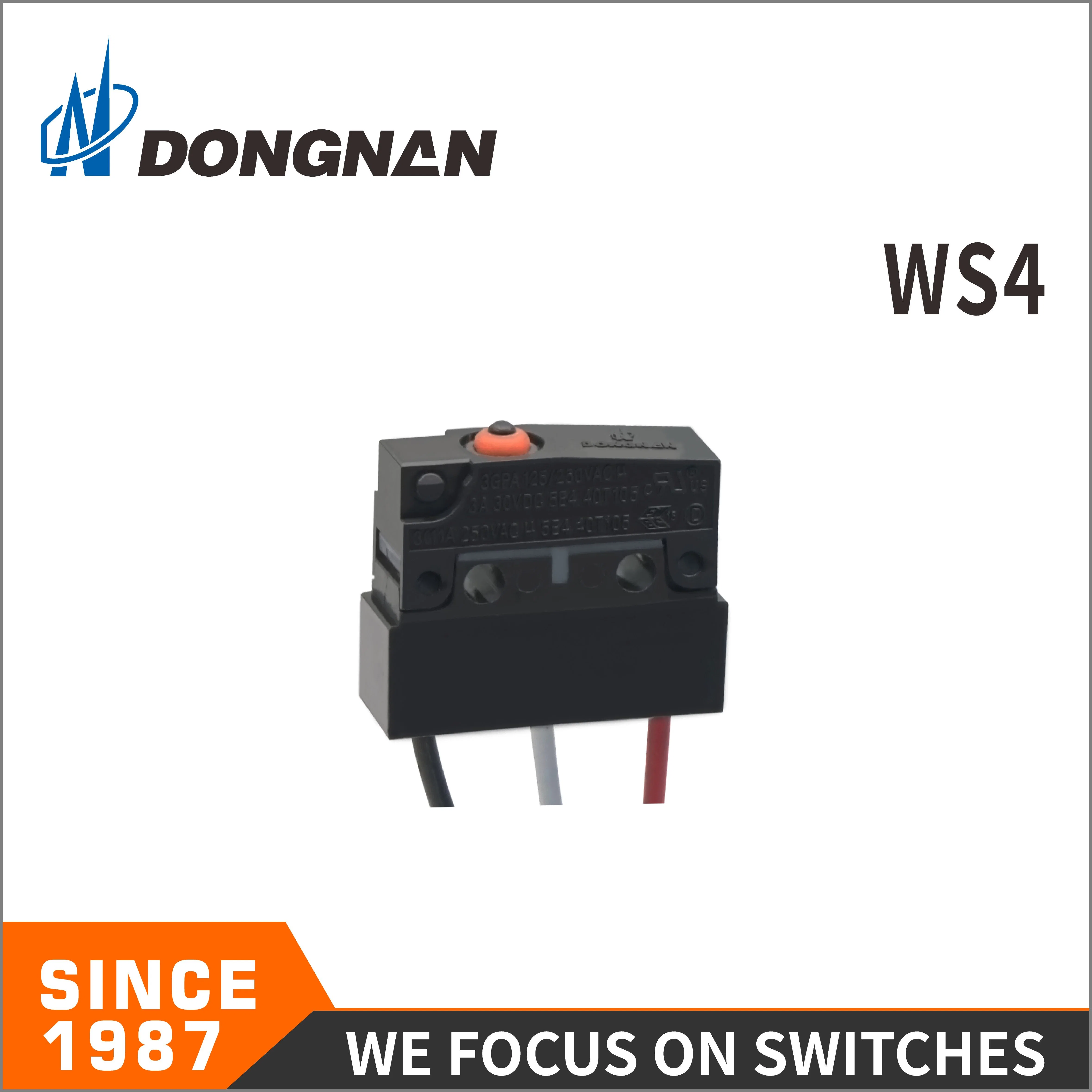 The Long Life of Ws4 Waterproof Micro Switch Is Voltage Resistant