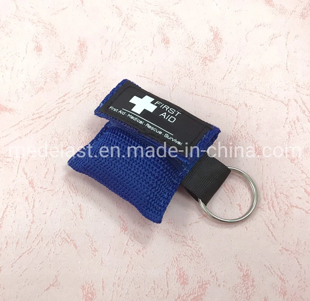 First Aid CPR Mask Keychain Disposable Face Shield