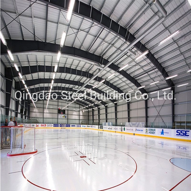 Low Cost Steel Truss Prefabricated Steel Structure Building for Indoor Sports Hall, Football Stadium, Badminton Tennis Court Basketball Gym