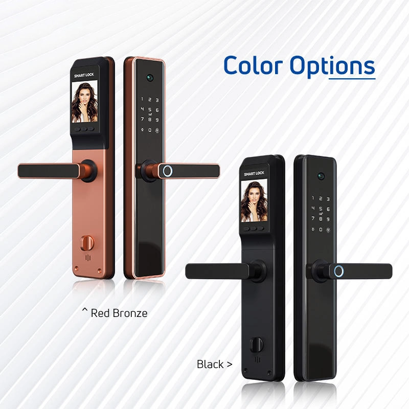 Tuya WiFi Smart Home Fingerprint Lock with Camera