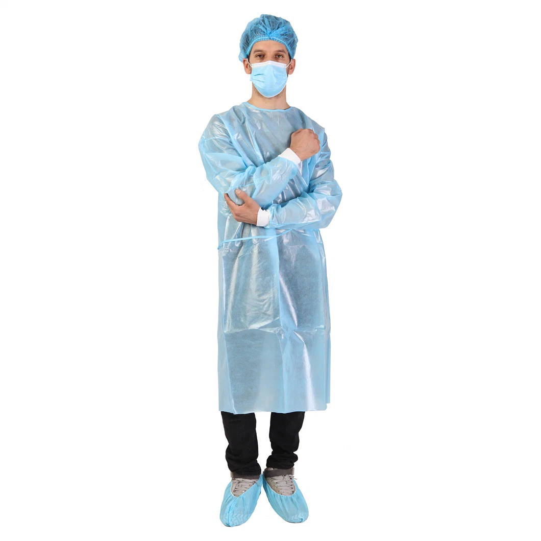 Disposable Waterproof CPE Gowns with Thumb