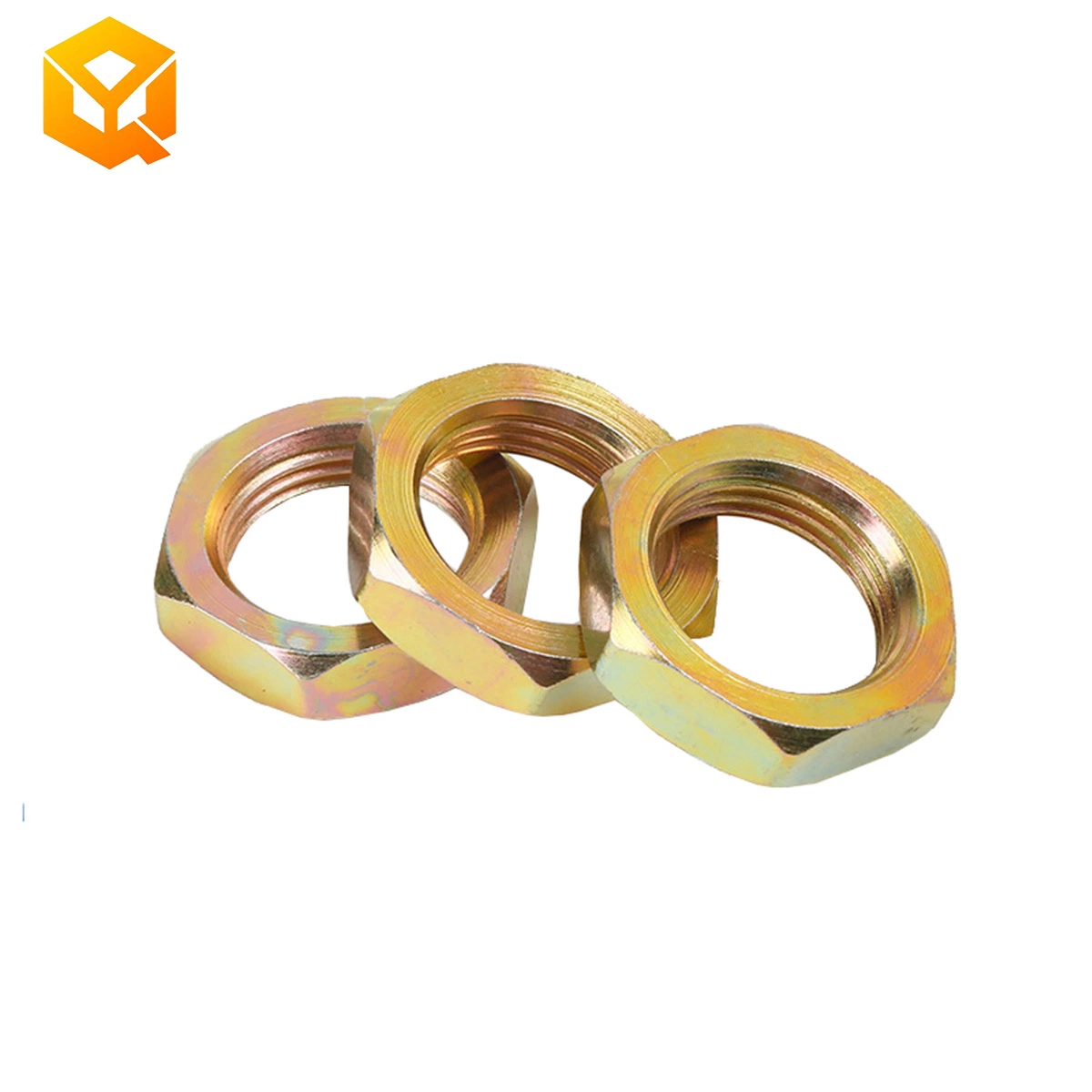 Carbon Steel DIN934 Zinc Plated Hex Nut Yellow Zinc Plating Hexagon Nuts