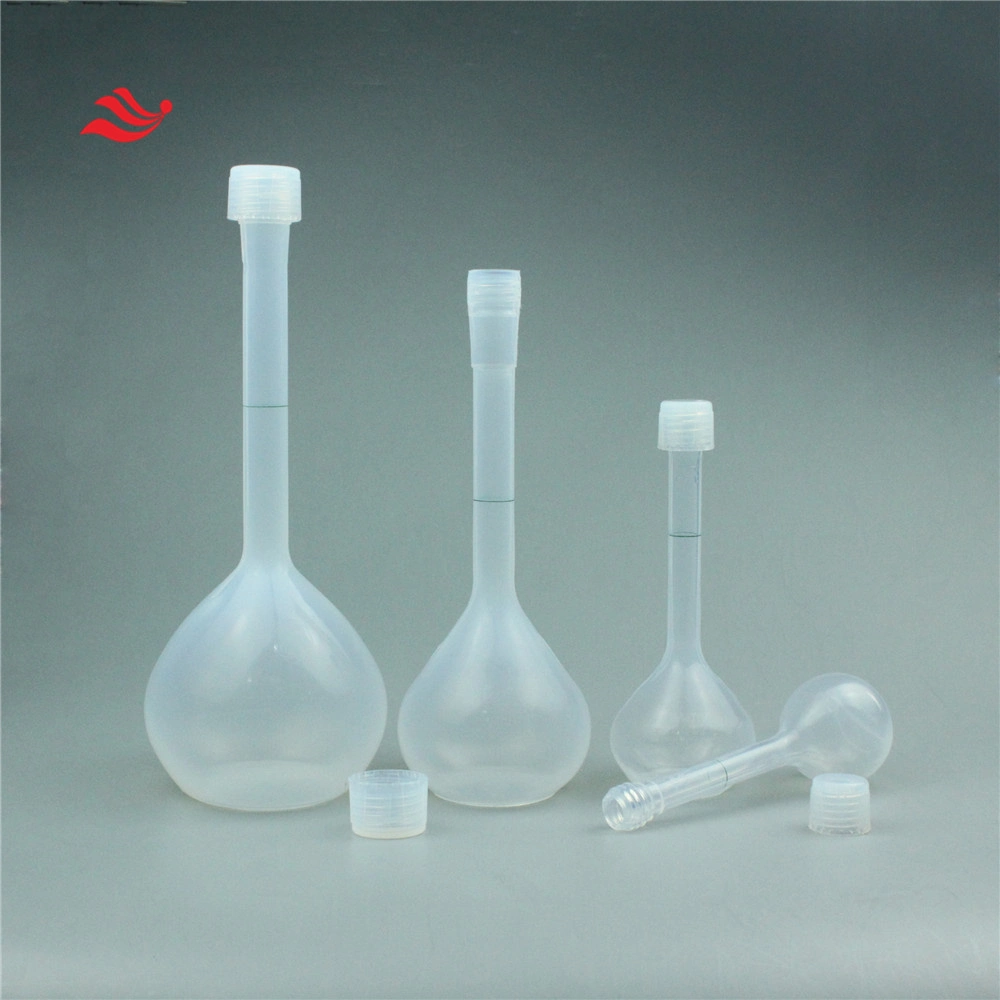 PFA 25ml Volumetric Flask Fixed Volume Translucent Laboratory Analysis Repeated Use