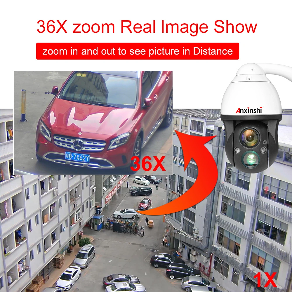 36X Network Camera with Sony 327 Starlight Sensor Core-Tex Technology Integration in Synchro Zoom Varifocal IR LED IP PTZ Camera Night Version 500m