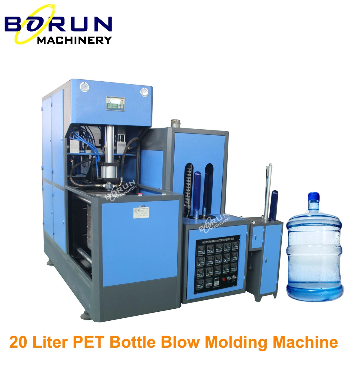 20 Liter Plastic Pet 5 Gallon Bottle Stretch Blow Molding Machine with Heating Lamp