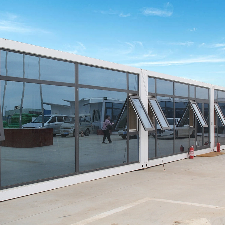 Good Temporary Offices ISO Approved Mobile House Building Glass Wall Container Office Price