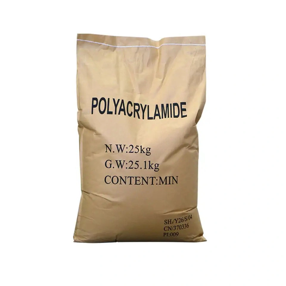 Polyélectrolyte chimique floculant traitement industriel de l'eau polyacrylamide cationique anionique