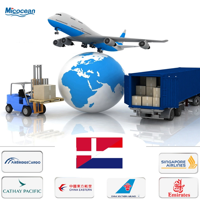 DDU/DDP Air Shipping Agency From Guangzhou/Shenzhen/Shanghai/Ningbo to Netherlands&Denmark Door to Door Service