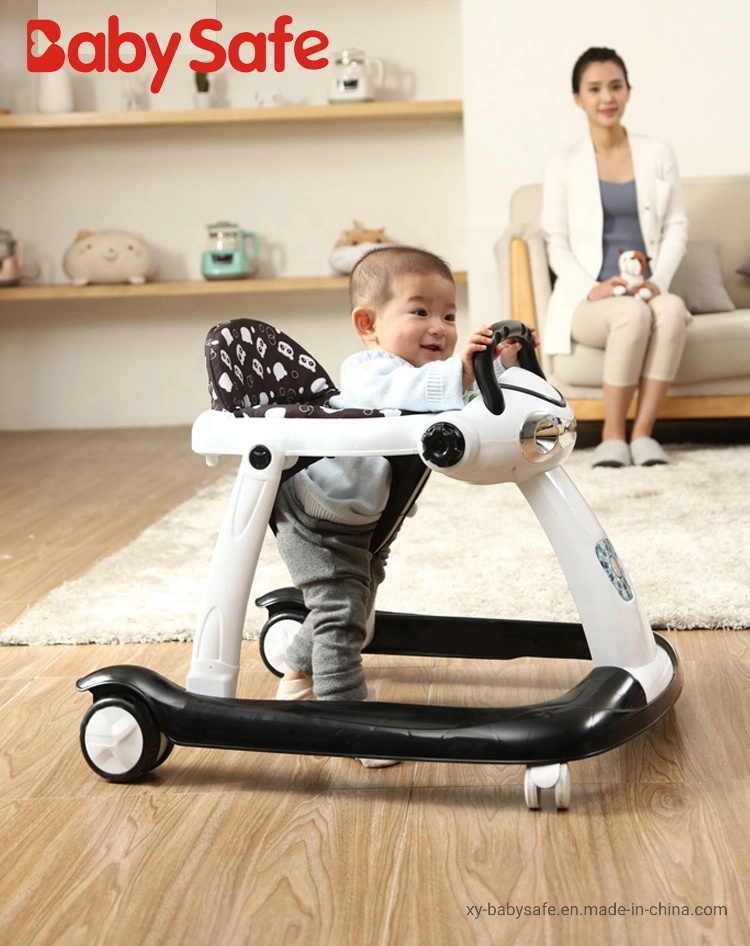 Anti-Rollover Multi-Function Folding Baby Stroller with Music