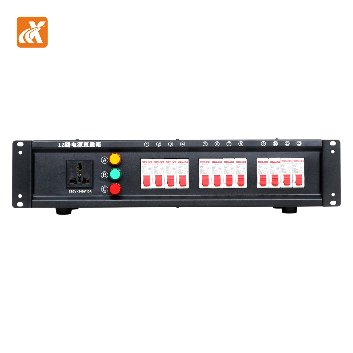 Model Ztx-H12 Through Box 100-200V 50-60Hz a. B. C Three-Phase Work Indicator Stage Lighting Equipment