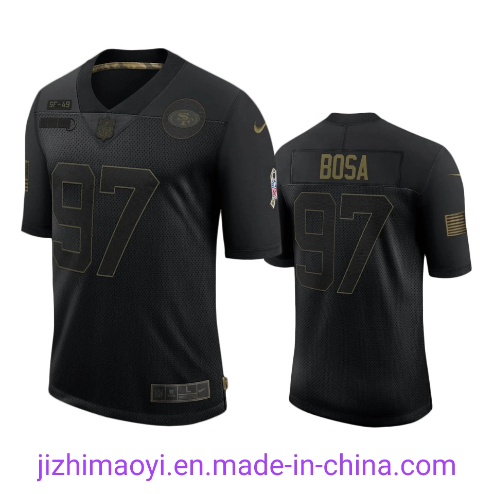 Оптом 49ers дешево Ричард Шерман Arik Armstead Salute к обслуживанию Джерси Elite Game Legend Limited Football Jersey