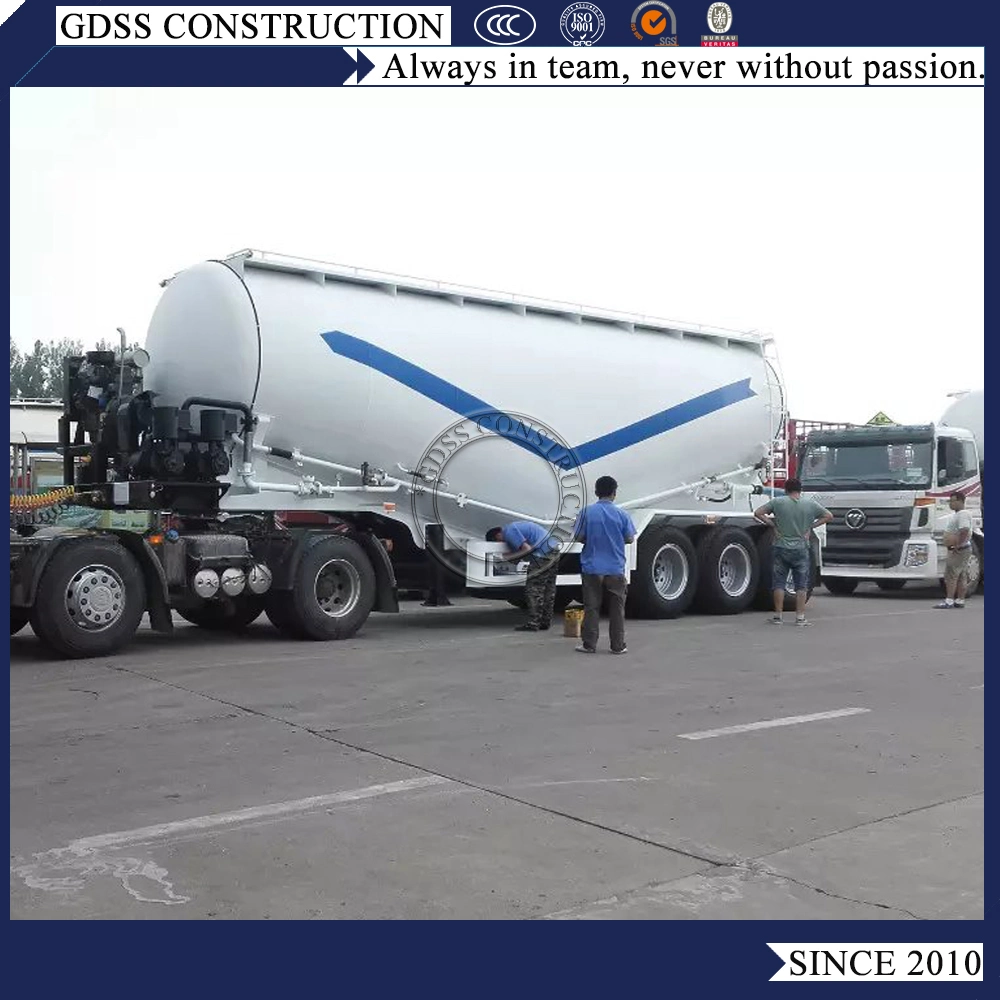 Two or Three Axles Transport Powerd Materials V Shape Tank Truck Semi Trailer