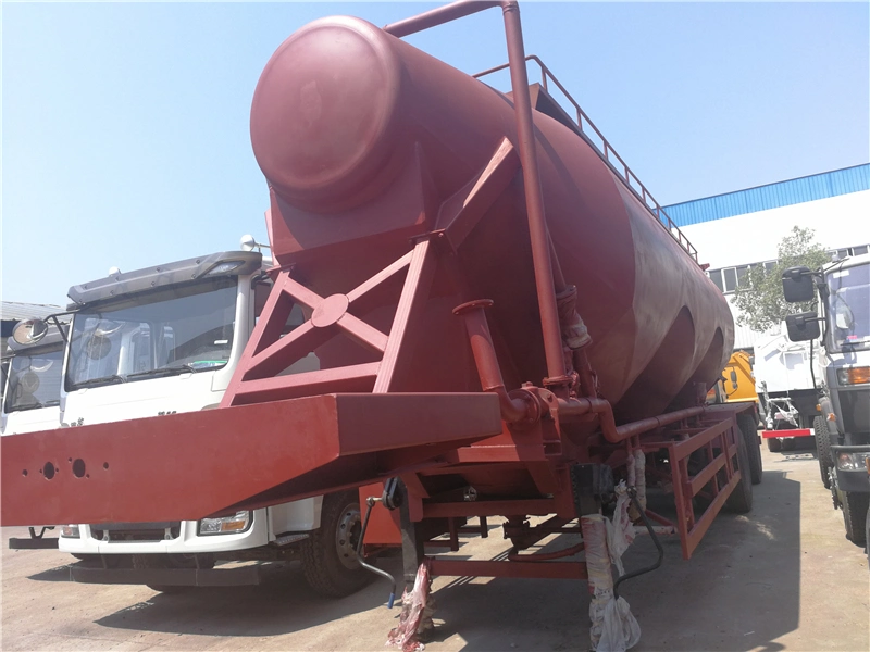 3 Axles Tank with Air Compressor 50ton 60m3 Bulk Cement Trailer for Sale