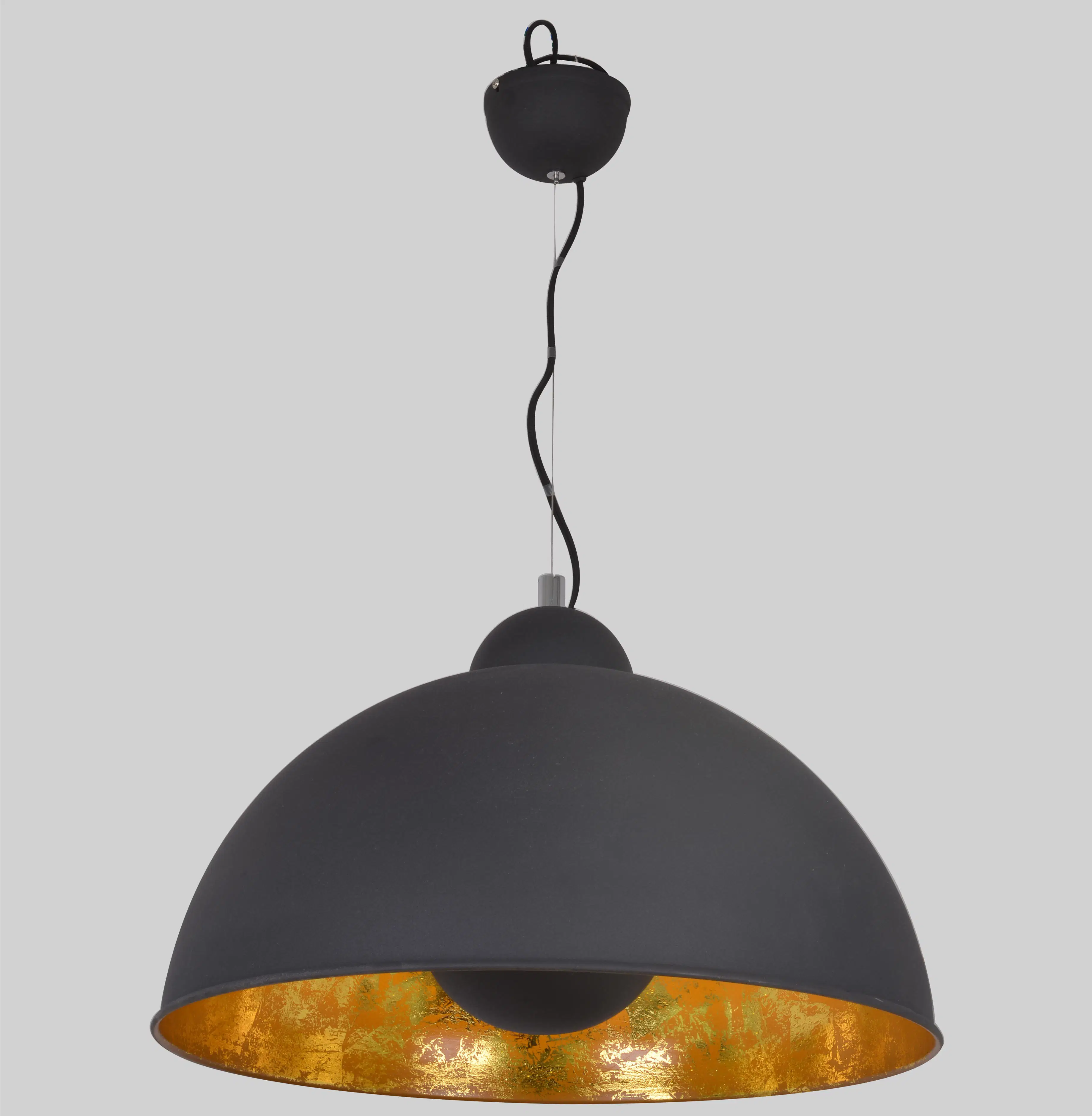 Retro Restaurant Bar Black Lights Design Lighting Hanging Antique Industrial Pendant Lamp