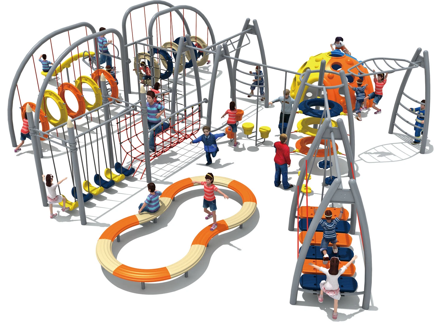 Universal Fitness Range of Outdoor Playground Equipment