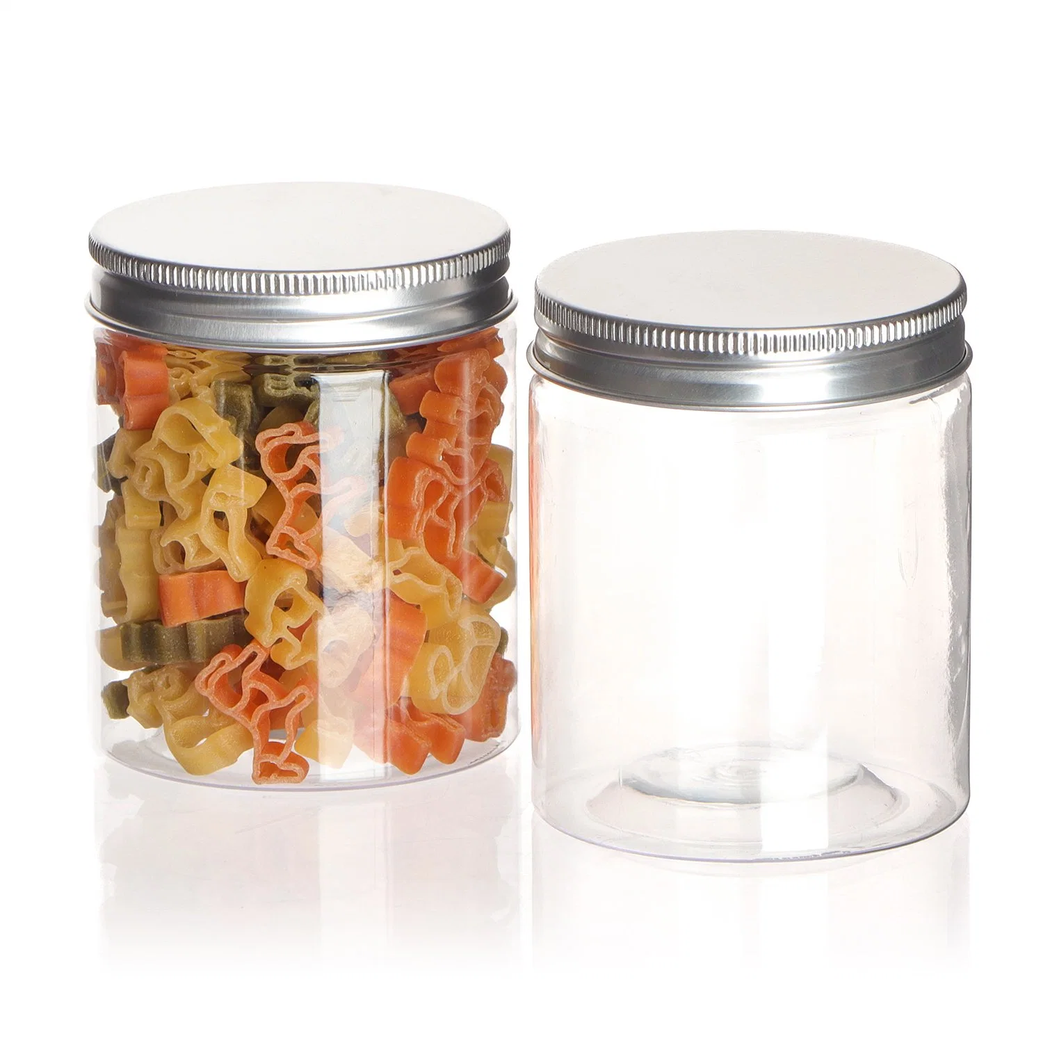 Food Grade Pet Plastic Dessert Candy Jars with Air Tight Lid