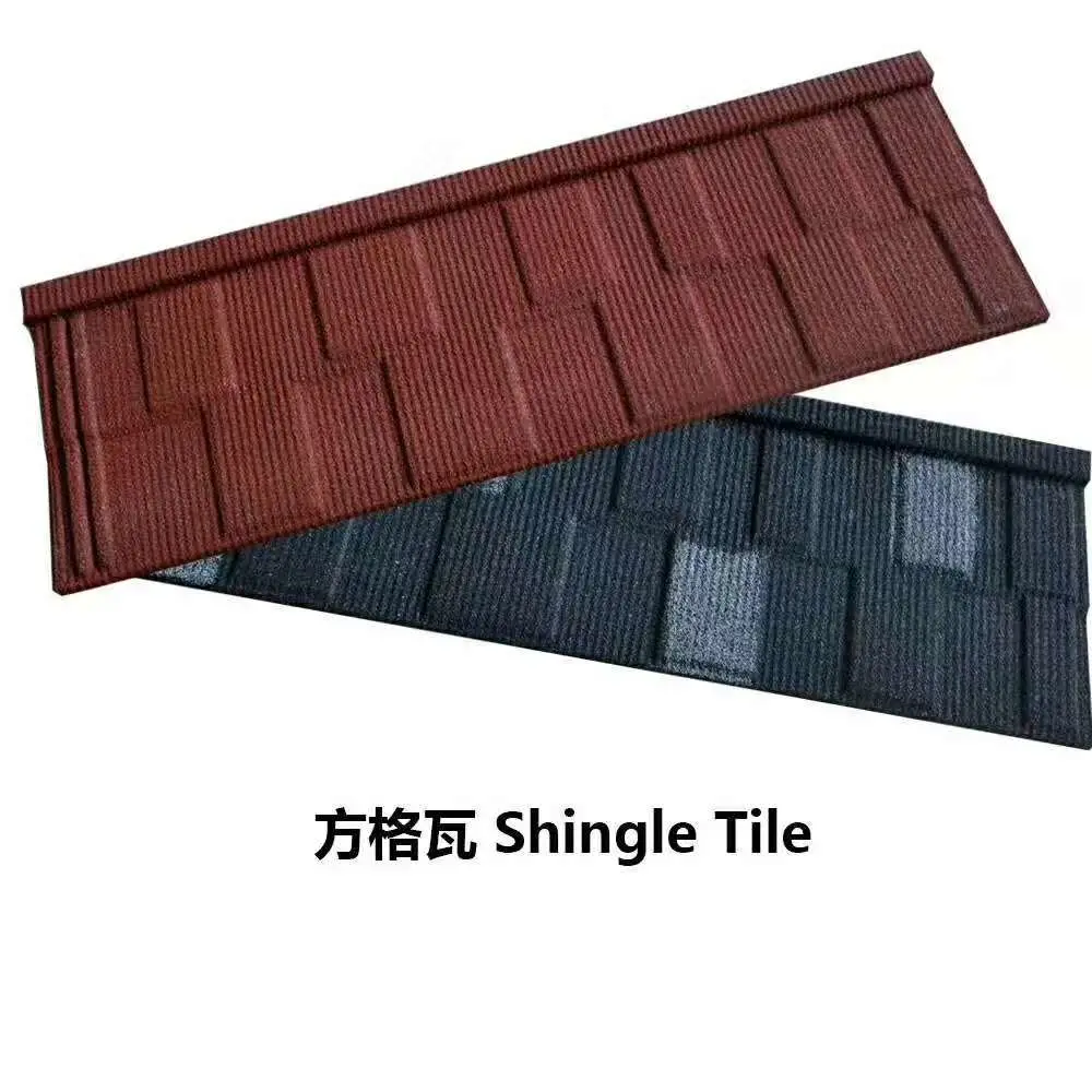 Prepainted Color Coated Roof Tile Stone Corrugated Aluzinc Roofing Sheet