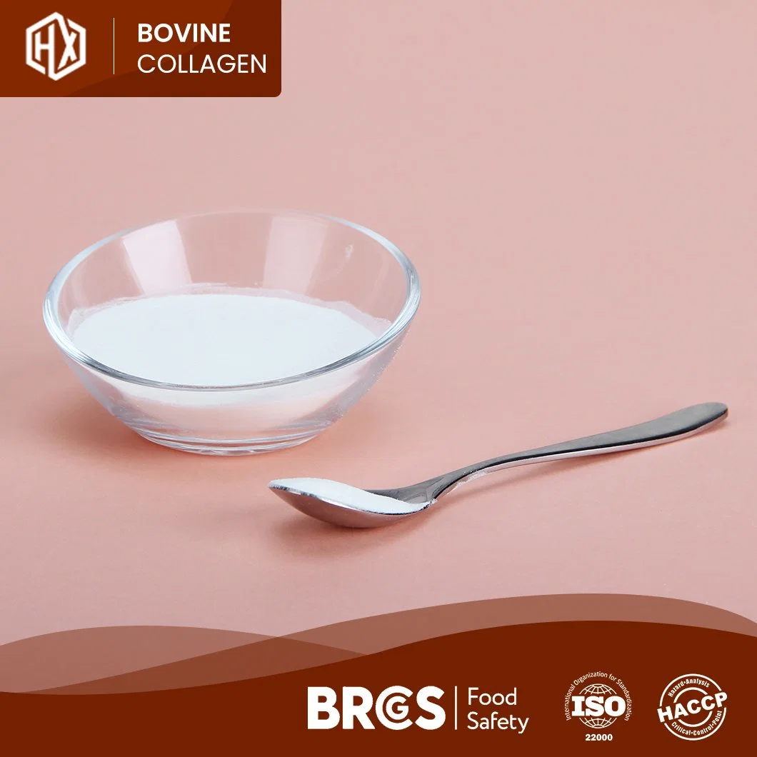 Haoxiang Pure Nutraceutical Bovine Bone Hydrolyzed Collagen Peptides High-Quality Food Grade Collagen China Factory OEM Customized Peptide Supplements