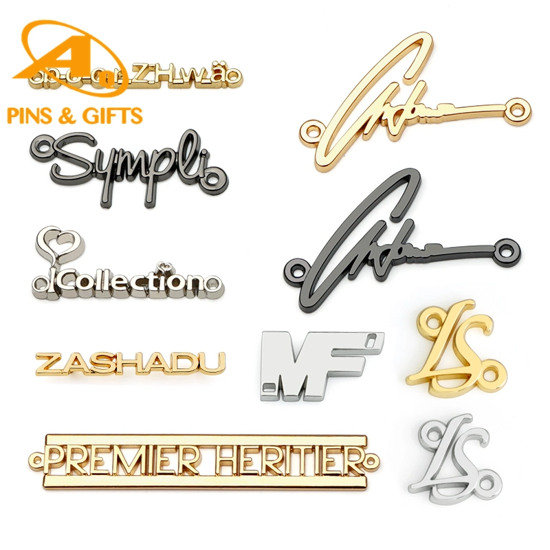 Wholesale/Supplier Custom Fashion Label with Metal Tag for Brand Logo