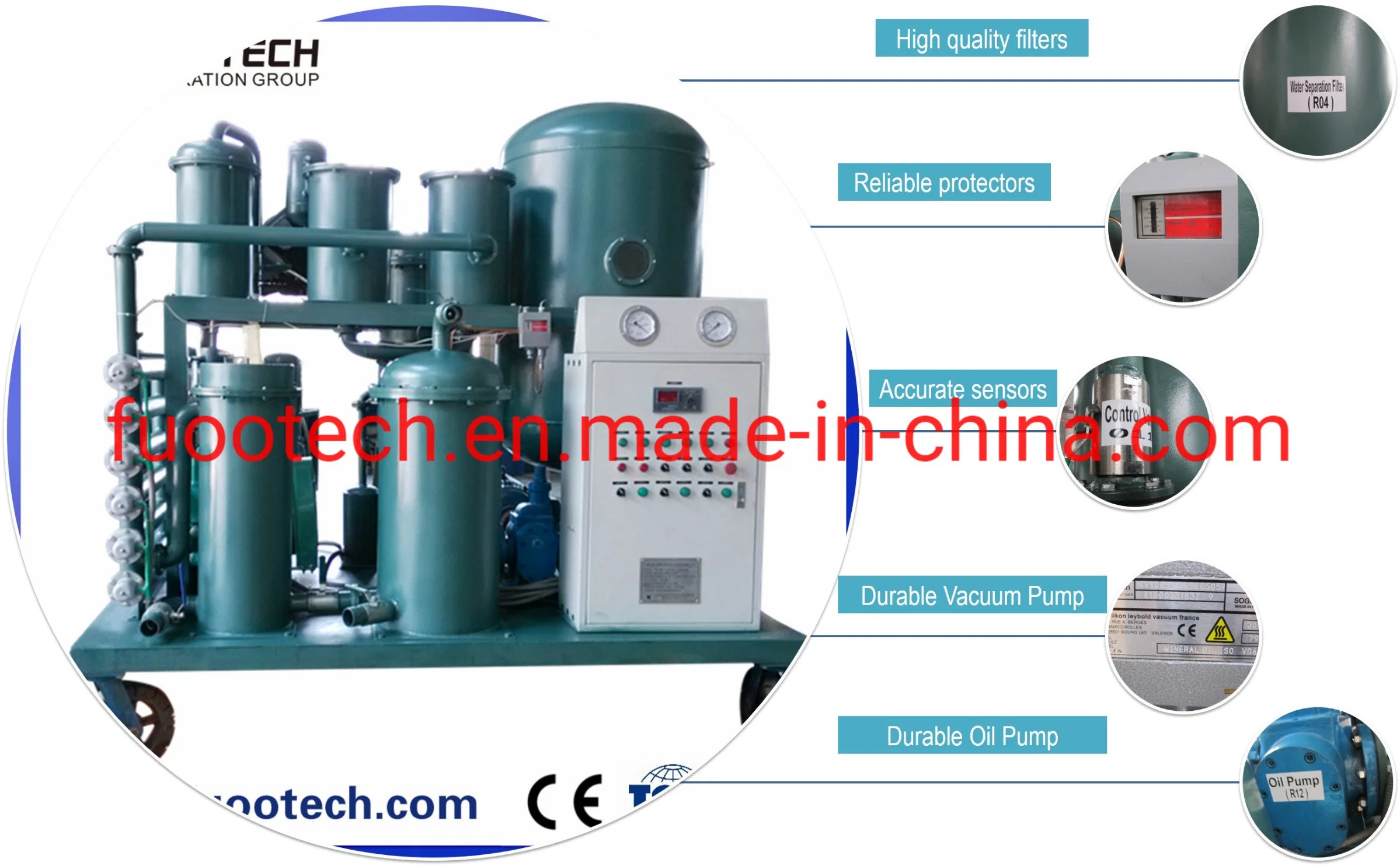 High Precision Lubricating Oil Purified Equipment/Special Oil Manufacture