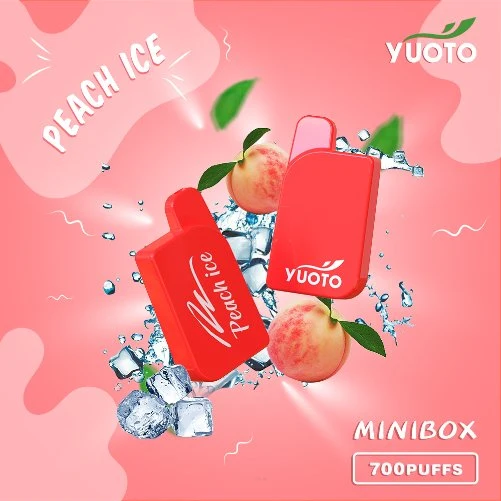 Nueva llegada Yuoto desechables Mini Bar Vape Melocotón de plumas de sabor de hielo